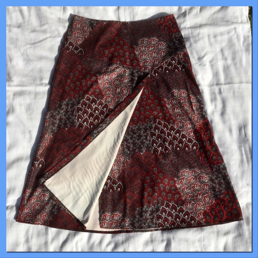 Faux Wrap Boho Skirt